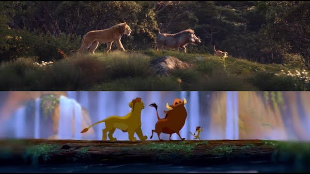 ライオン キング のアニメ版と実写版 同じシーンのカットを並べた新たな比較映像が公開 Amass