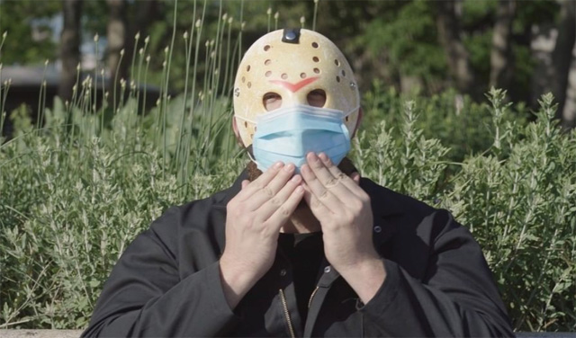 13日の金曜日 のジェイソン マスク着用を呼びかけるニューヨークの広告キャンペーン映像に起用 Amass