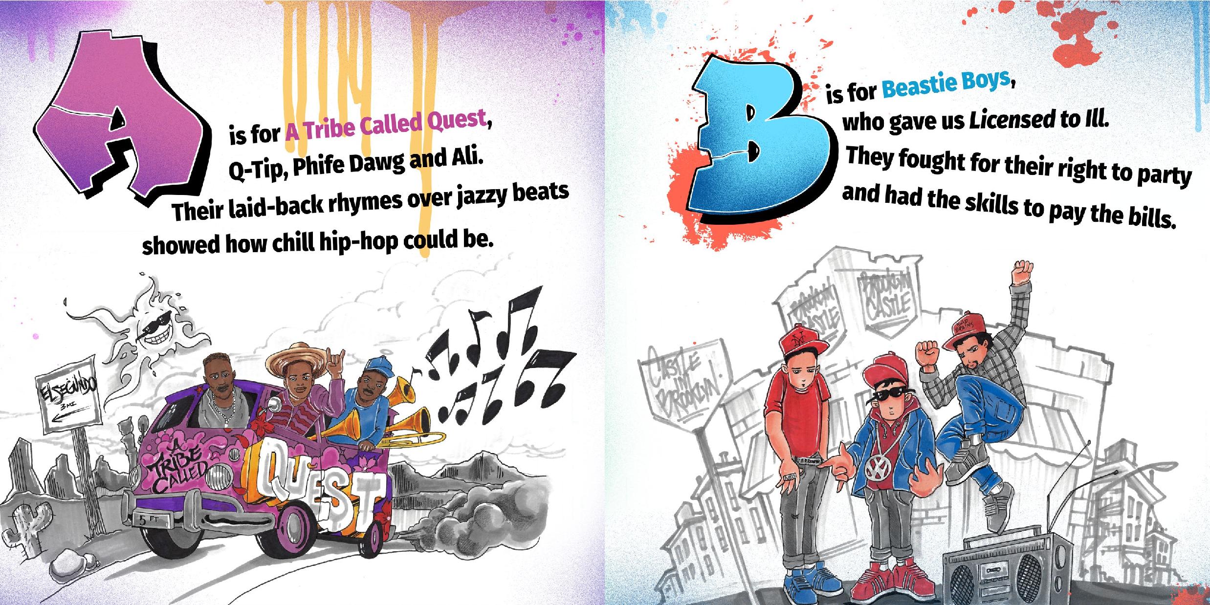 アルファベットと同時にヒップホップカルチャーについても学べる子供向け絵本 Hip Hop Alphabet 発売 Amass