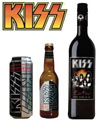 キッス印のワイン「KISS Zin Fire」とビール「KISS Destroyer」が販売中