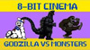 ゴジラがキングコングやマシュマロマンなど歴代映画に登場したモンスターと戦う16bitゲーム風ショート・アニメがYouTubeで話題に