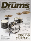 リズム＆ドラム・マガジン7月号の表紙特集は“1966年のリンゴ・スター”