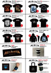 ハロウィン　ジャパン・ツアー会場で販売予定だったグッズがオンラインで販売中、日程入りの“幻”のツアーTシャツ他