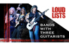 動画特集「3人のギタリストが在籍するロック／メタル・バンド TOP10」を米Loudwireが公開