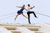 ロサンゼルス市が「ラ・ラ・ランドの日」を制定、式典ではダンサーが空中でダンスを再現
