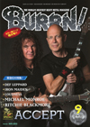 『BURRN!9月号』は表紙＆巻頭37ページでACCEPTを大特集、リッチー・ブラックモア最新独占会見など6大特集