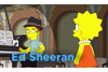エド・シーランが米アニメ『ザ・シンプソンズ』の「ラ・ラ・ランド」パロディ回にゲスト出演、映像がネットに