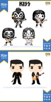 キッスとジョニー・キャッシュのデフォルメ・フィギュアが発売決定