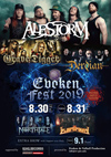 ＜Evoken Fest 2019＞開催決定、Alestorm、Grave Digger、DERDIAN他