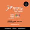 オンライン・ジャズフェス＜JAZZ AUDITORIA ONLINE＞開催決定　4月30日午前9時30分〜