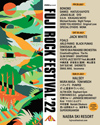 ＜FUJI ROCK FESTIVAL'22＞　出演日別第１弾ラインナップ発表