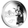 豪パース造幣局、AC/DCのボン・スコットを称える新しい記念硬貨を発行