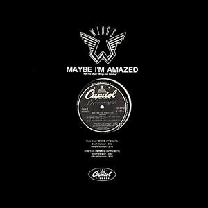 ポール・マッカートニー＆ウイングス「Maybe I'm Amazed」の12インチ盤