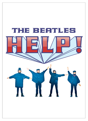 The Beatles ビートルズ HELP！ 4人はアイドル B2ポスター