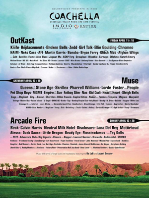 Coachella 2014＞ ラインナップ発表 - amass