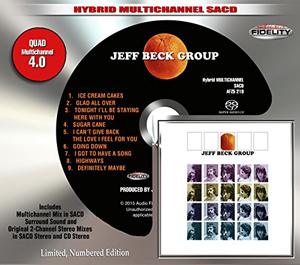 ジェフベックグループ　 4チャンネル 全曲ミックス違いの4チャンネル盤！□Jeff Beck Group / Jeff