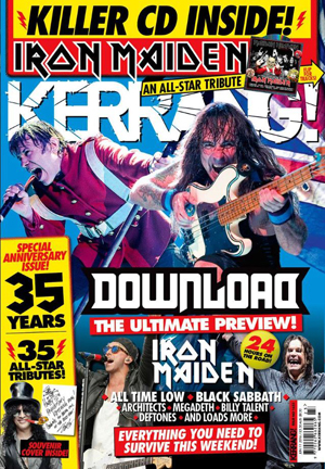 アイアン・メイデンのトリビュートCDが英Kerrang!誌最新号の付録