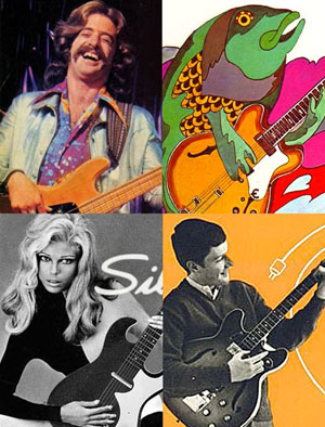 60〜70年代のギター広告を米サイトDangerous Mindsが特集紹介 