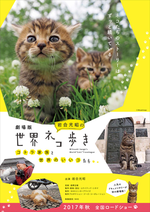 ネコ映画の特集上映が開催決定、『世界ネコ歩き』『パリ猫ディノの夜