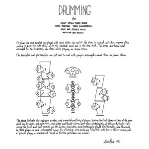 スティーヴ・ライヒ『Drumming』のオリジナル・ヴァージョンがアナログ