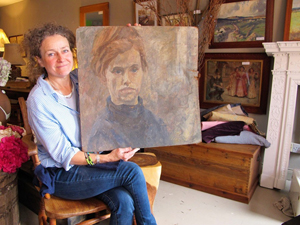 クリアランス・セールで6千円で買った絵、じつはピンク