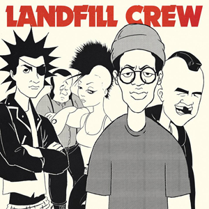 ランシドのティム・アームストロング、架空の80'sアニメ・パンクロック・バンドLandfill Crewを始動、新曲MV公開 - amass