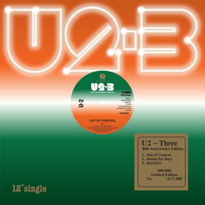 U2のデビュー作品 EP『Three』が発売40周年を記念して限定リ