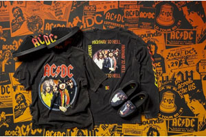 AC/DCとDCシューズがコラボ 『Highway to Hell』『Back in Black』を