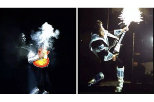 エース・フレーリーがキッスの96年リユニオン・ツアーで使用した“煙を
