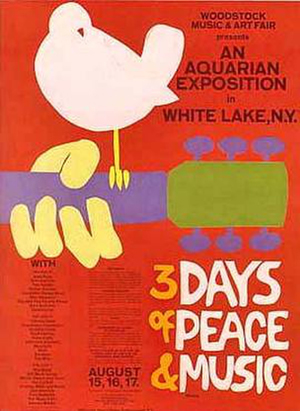 69年ウッドストック・フェスの象徴的なポスターを制作したアーティスト