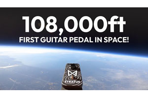 ギターペダルが初めて宇宙へ 成層圏に突入 映像が話題に - amass