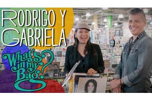 ロドリーゴ・イ・ガブリエーラはレコード店で何を選ぶ？ Amoeba Music「What's In My Bag?」出演 映像公開 amass
