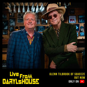 ダリル・ホールの『Live from Daryl's House』 復活第1回はスクイーズのグレン・ティルブリック 映像公開 - amass