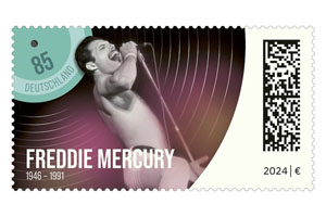 イギリスの郵便局Royal Mailとのクィーン50周年切手 | Freddie