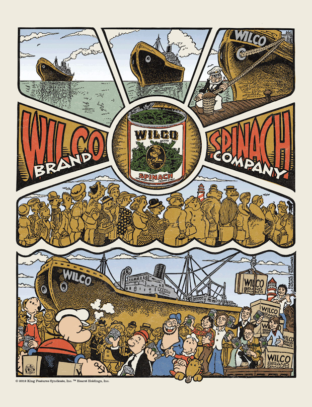 Wilco in a Popeye Cartoon