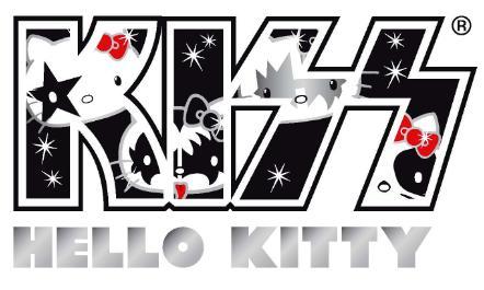 写真 Hello Kitty Kiss Logo キッスがハローキティとの記念ショットを公開 バンド公認のミニ ゴルフ場オープニング パーティにて撮影 Amass
