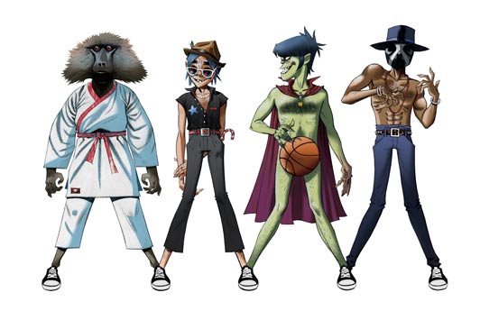 Gorillaz, James Murphy, Andre 300