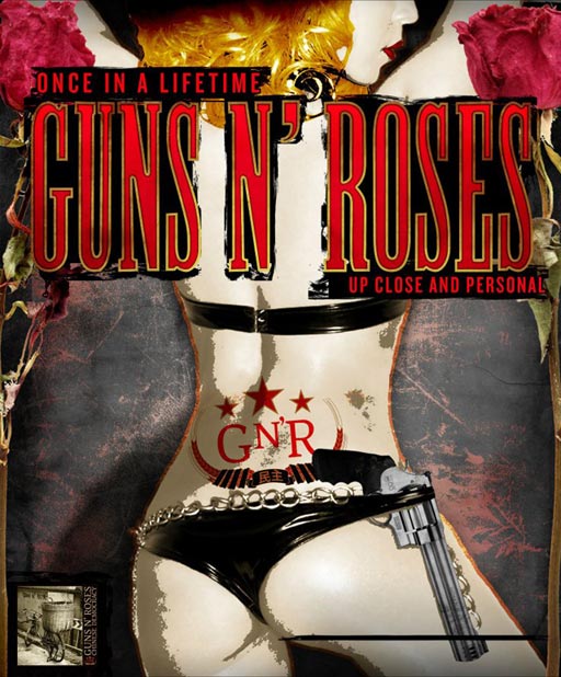 Guns N' Roses - Stream Concert Poster