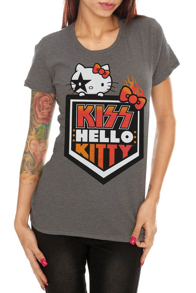 Hello Kitty Kiss Army Girls T-Shirt