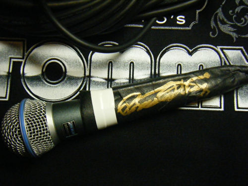 Roger Daltrey Autographed Microphone