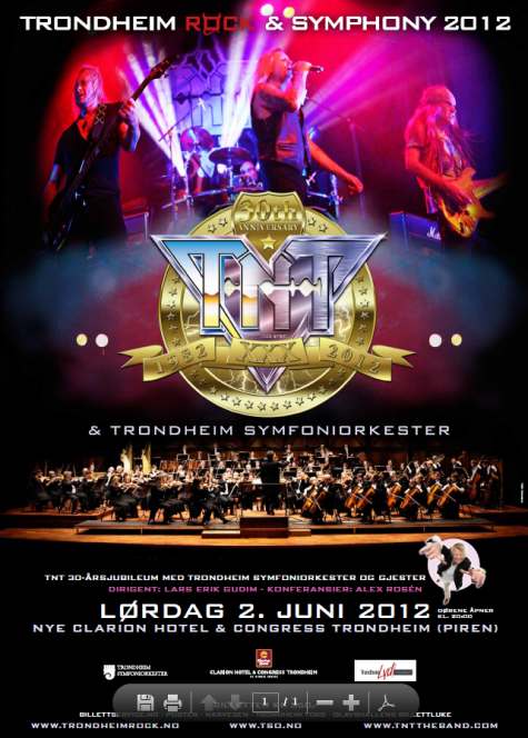 TNT 30th-Anniversary Concert In Norway