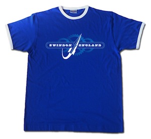 Andy Partridge - Swindon, England 'Blue Ringer' (large t-shirt)