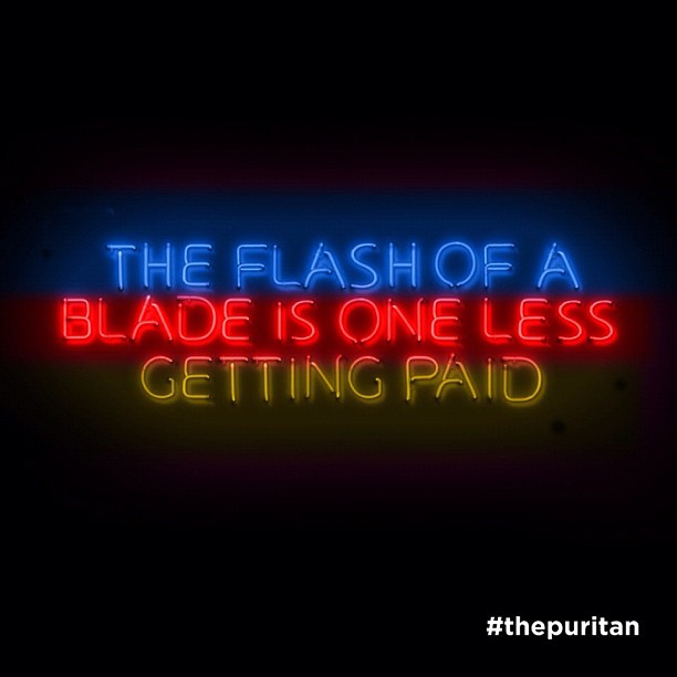 Blur - The flash of a blade is one less getting paid