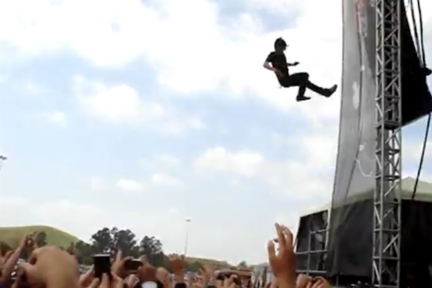 10 MOST EPIC STAGE DIVES - Loudwire