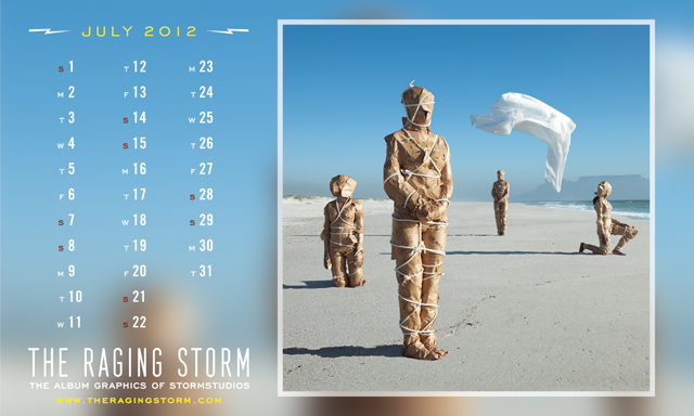 Storm Thorgerson / Raging Storm - Free Calendar / Wallpaper