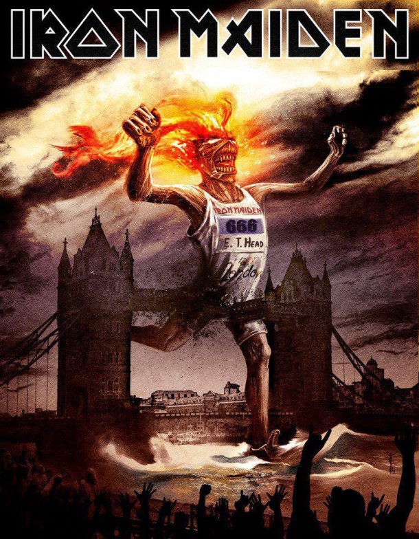 Iron Maiden - Eddie - Olympics Graphic