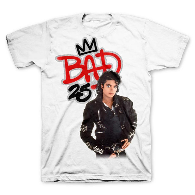 Michael Jackson / Bad Photo 25th Logo T-shirt (Tシャツ)