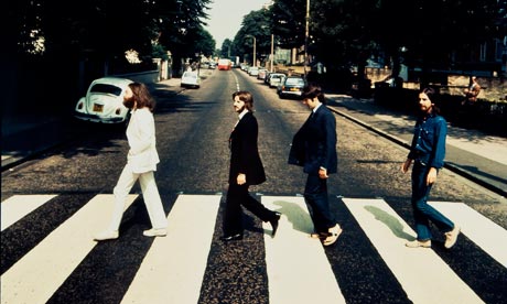 Beatles  Abbey Road pedestrian crossing the 'wrong way'