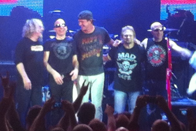 Chad Smith rejoined Chickenfoot Boston’s Orpheum Theatre