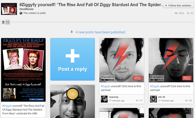 webdoc - #Ziggyfy yourself! ‘The Rise And Fall Of Ziggy Stardust And The Spiders From Mars’ celebrate the 40th anniversary!